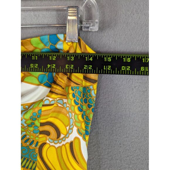 Banana Republic Trina Turk Collection Cora Pisces Sheath Strapless Dress Sz 4 - Picture 9 of 12